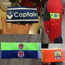 10pcs Adult&Kid Size 12Colors DIY Captain Armband Soccer Customize Sports Adjustable Player Bands Captain Armband DIY Avaliable