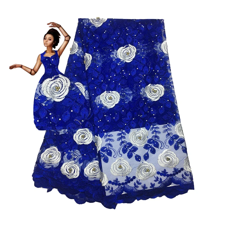 

African lace fabric 2020 High quality Nigerian French lace fabric wedding dress