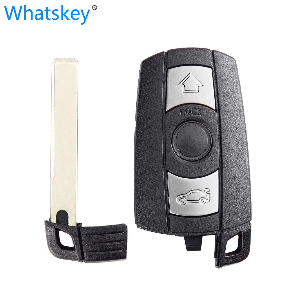 Whatskey 3 Button Key Shell Case For BMW E46 E60 E39 E34 E61 E90 E82 E70 E71 E87 E89 X5 X6 1 5 serie Replacement Car Cover | Автомобили и