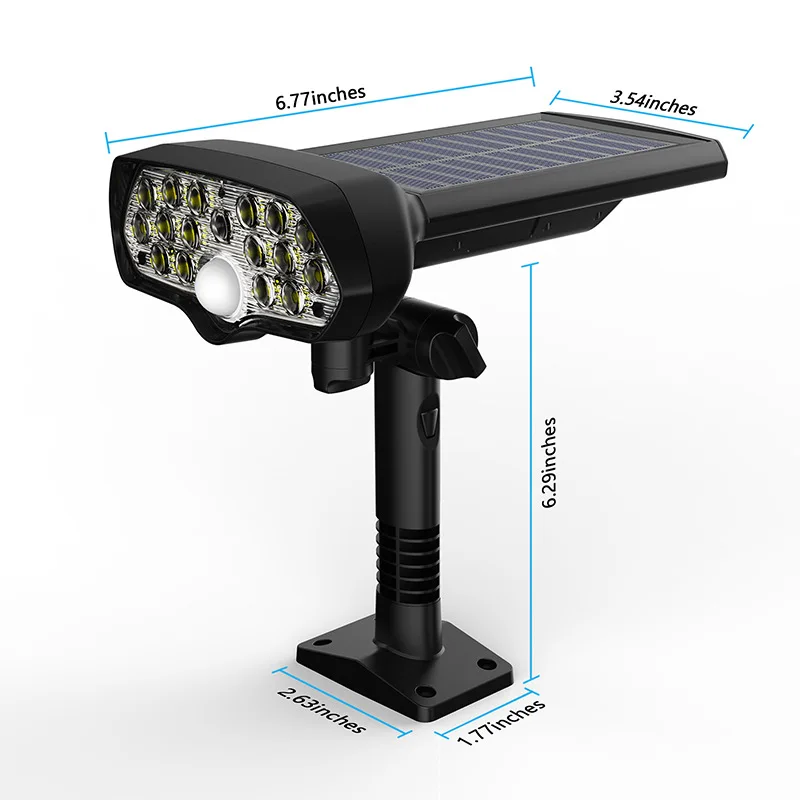 Nieuwe Солнечная 16Corey Led PIR Bewegingssensor Lichten наружная Водонепроницаемая Ip65 Muur Солнечная licht Voor Tuin дворовая лампа аварийная