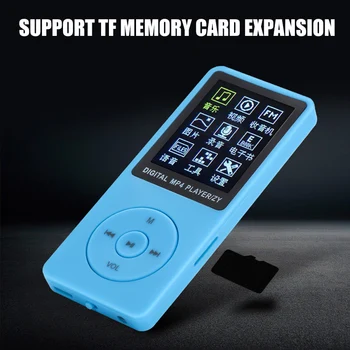 

70 Hours Playback MP3 MP4 Lossless Sound Music Player FM Recorder TF Card Portable VH99