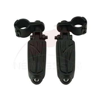 

Motorcycle 360 Degree Adjustable 1" 25mm to 32mm 1.25 Inch Foot Rests Footpeg Highway Engine Guard For Harley Electra Glide Road