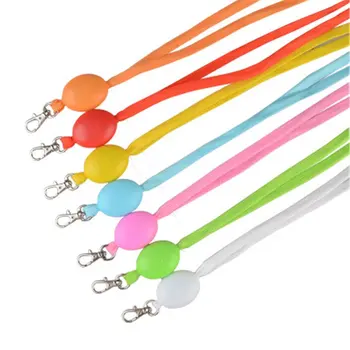 

Portable Size Fashionable Nylon LED Light Up Neck Strap Band Lanyard ID Badge Hanging Lace Rope Lanyard