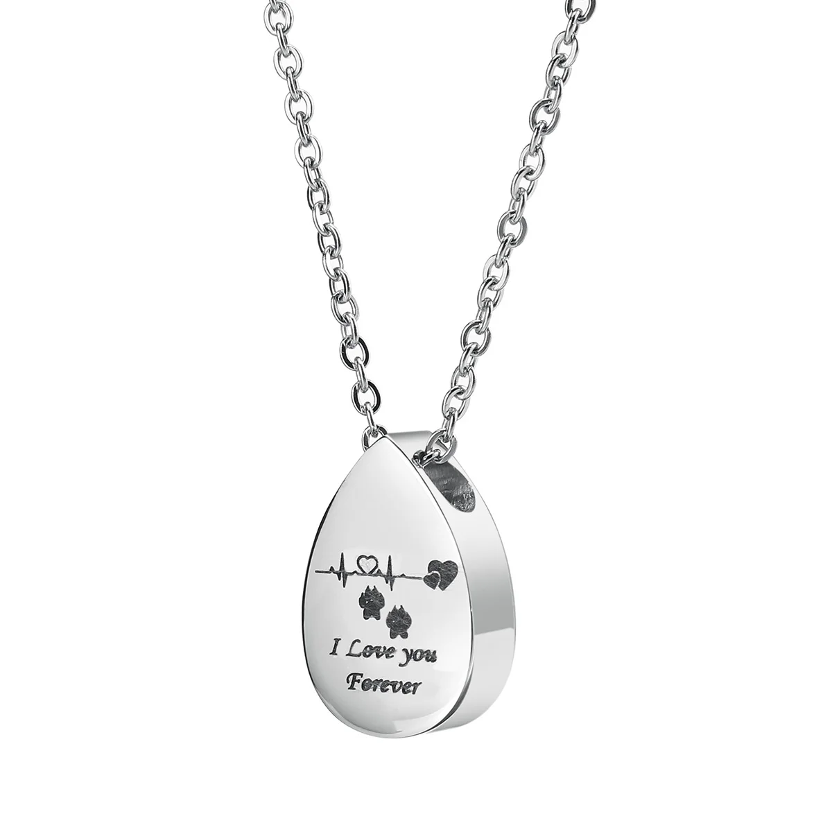 

Pendant Necklace For Ashes Cremation Pet Dog Bone Memorial Urn Souveni Memento Jewelry Cylinder Perfume Bottle Jewelry Keepsake