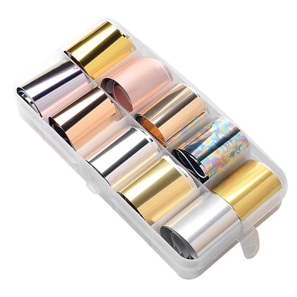 Nail Seven Colors Star Sky Transfer Paper Nail Star Sky Transfer Paper Box Nail Foil Nail Art Transfer Foil Paper Sticker Nail