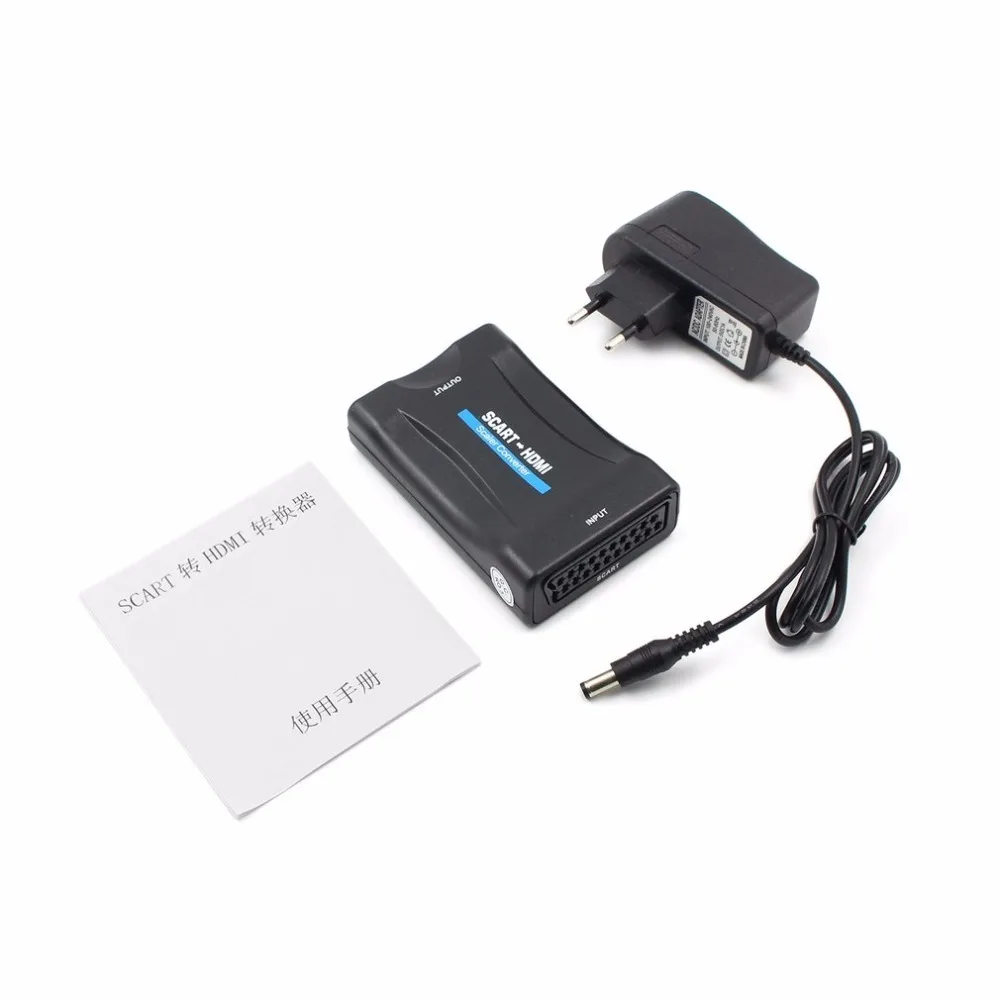Onleny 1080P Scart в HDMI конвертер аудио-видео адаптер для HD ТВ Sky Box STB для смартфона HD tv DVD K5 США ЕС Великобритания разъем AU