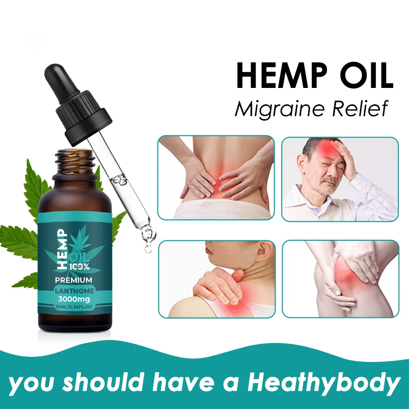 3000 мг органическое конопляное масло Семена Конопли экстракт капель для