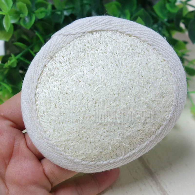 50 шт./лот Ванна люфа Отшелушивание Luffa кожи лица диск