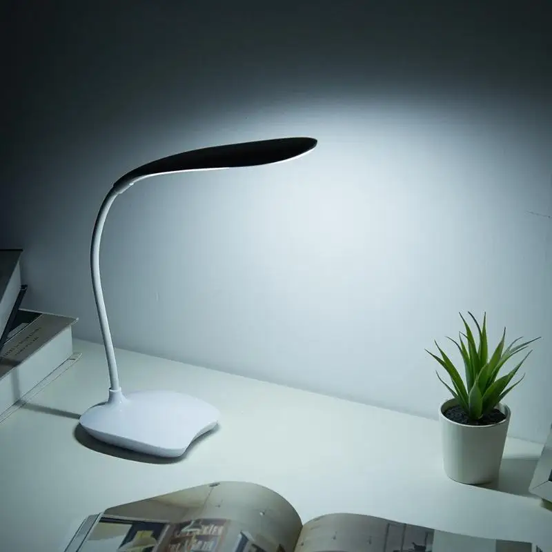 

14LED Foldable Touch Table Lamp Rechargeable Dimmable Bedside Desk Light