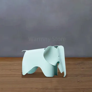 

Elephant Shaped Kids Children Stool Cute Creative Chair Indoor Outdoor Waterproof PP Plastic Chair Children Gift Bearing 150kg