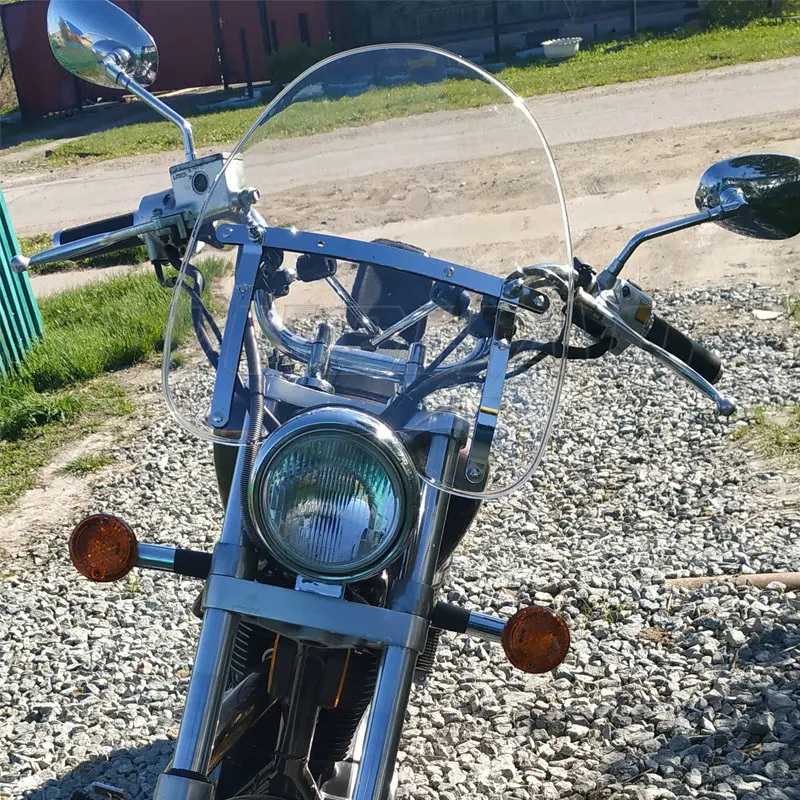 Ветровое стекло для Yamaha Virago 1981 2007 125 250 535 700 750 920 XV250 XV535 1000 1 дюйм Фиксированный