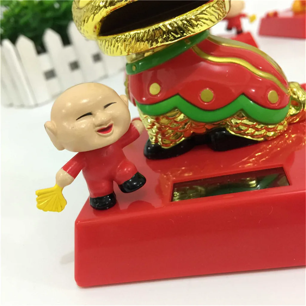 Solar Powered Dancing Swinging Animated Dancer Toy Car Windowsill Decoration New#bc
