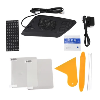 

NEW-HUD Head Up Display Multi-Functional Car Use Overspeed Full Function OBD for Honda Civic 10Th 2016-2019