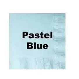 Pastel Blue Napkins