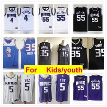 Sacrawomento для молодых людей, набор для De'Aaron лиса Грейсон Крис Уэббер Джейсон Уильямс Баскетбол Майки для молодежи;