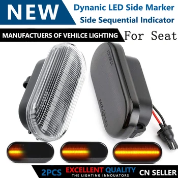 

Dynamic LED Side Marker Signal Light Indicator Lamp For SEAT Leon 1M Ibiza 6L Toledo Exeo Cordoba Built Arosa Altea Alhambra