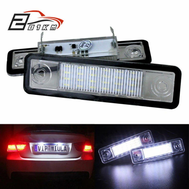 

281KM 2Pcs 18LED License Number Plate Light For Opel Astra F G K J H Vectra B Zafira MKI Omega A Corsa B Zafira A Vauxhall Tigra