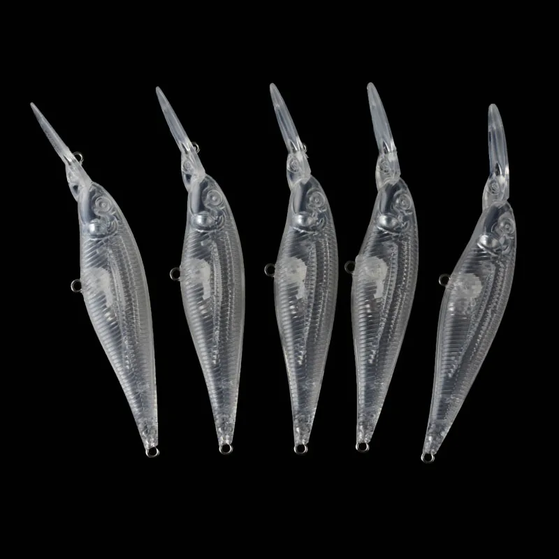 Iscas de Pesca Isca sem Pintura Isca de Pesca Engrenagem de Pesca 7.63g em Branco Nude Minnow Crankbait Corpos Faça Você Mesmo 50 Pçs 11cm 2 minnow iscas de pesca crankbait isca sem