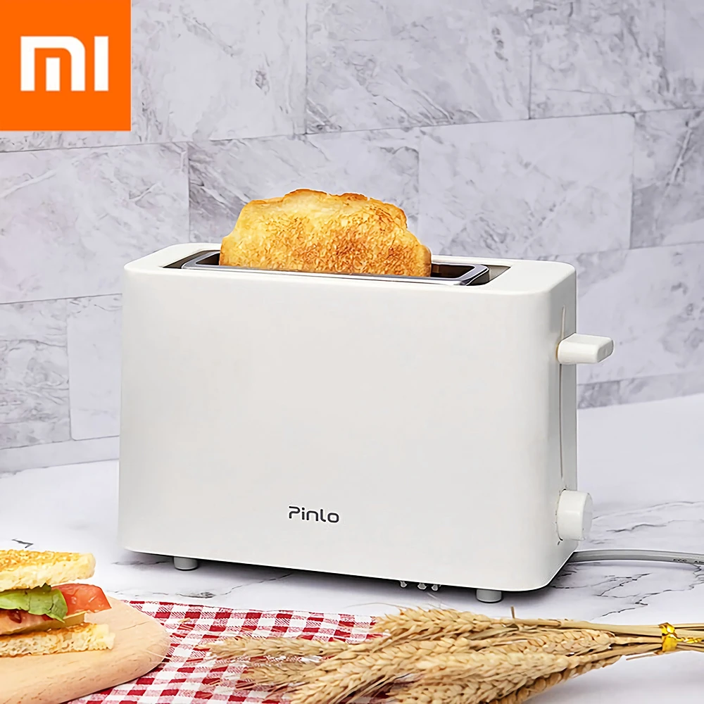 

New Youpin Pinlo 500w Electric Bread Toaster Stainless Steel Bread Baking Maker Machine For Sandwich Reheat Kitchen Toast