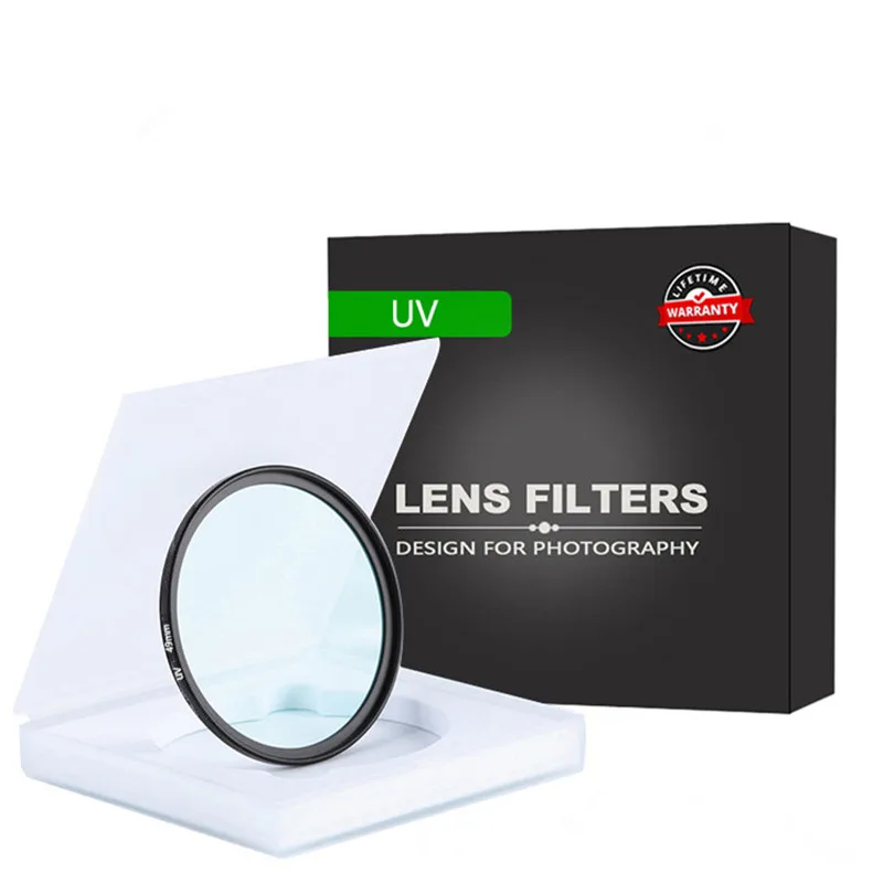 UV Filter 49mm 52mm 55mm 58mm 62mm 67mm 72mm 77mm 82mm Lente Protect for Canon Nikon Sony DSLR