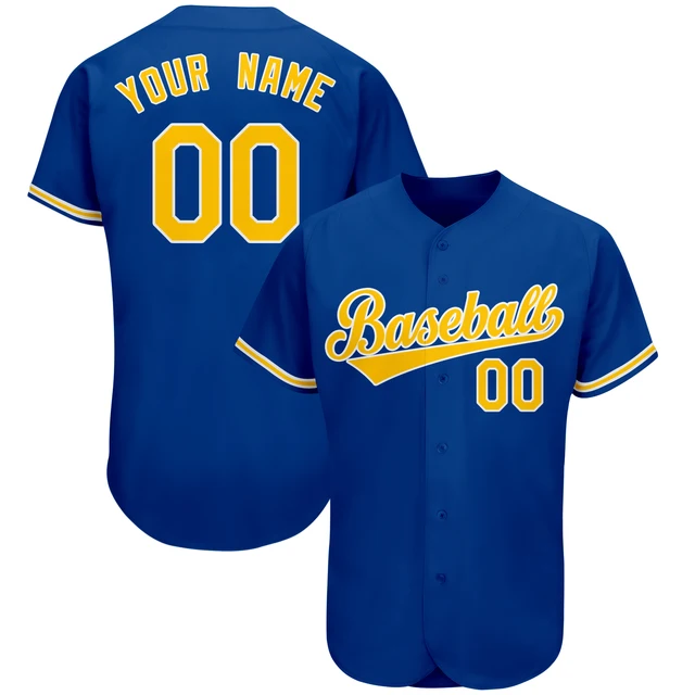Personalized Custom Baseball Jerseys Shirt Print Team Name/Number Softball Jersey Club League Game Training Uniform for Men/Kids B3-06-01-331 As Pic