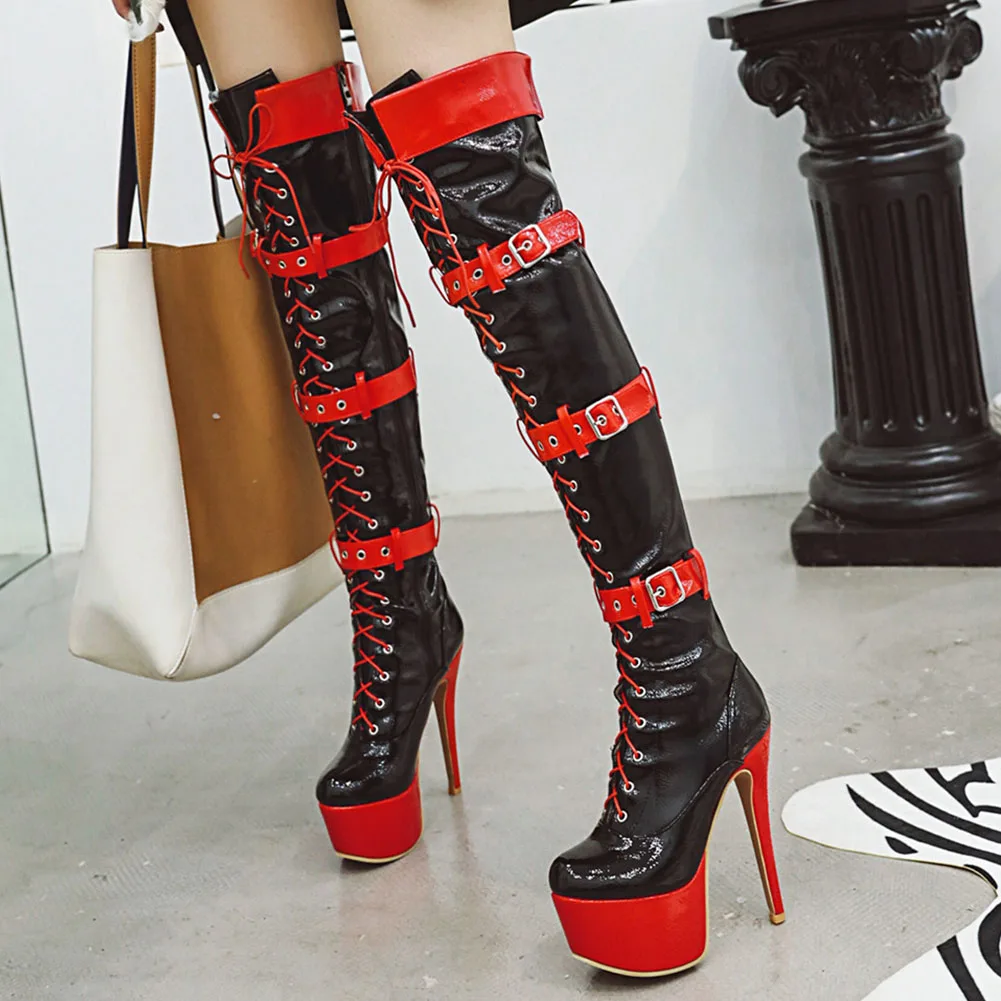 Doratasia Dropship 2020 Plus Size 48 Women Shoes Sexy 14cm Thin High Heels Platform Party Nightclub Over The Knee Boots Female Doratasia Dropship 2020 Plus Size 48 Women Shoes Sexy 14cm Thin High Heels Platform Party Nightclub Over The Knee Boots Female