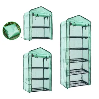 

2 / 3 Tier PE Greenhouse Cover Home Plant Greenhouse Waterproof Tent Mini Garden Cover (Without Iron Stand)