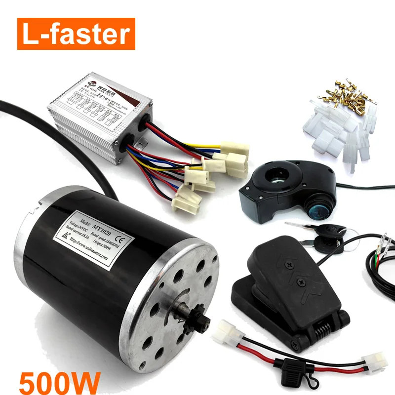 Bracketless 500w Electric High Speed Motor Kit Electric Scooter