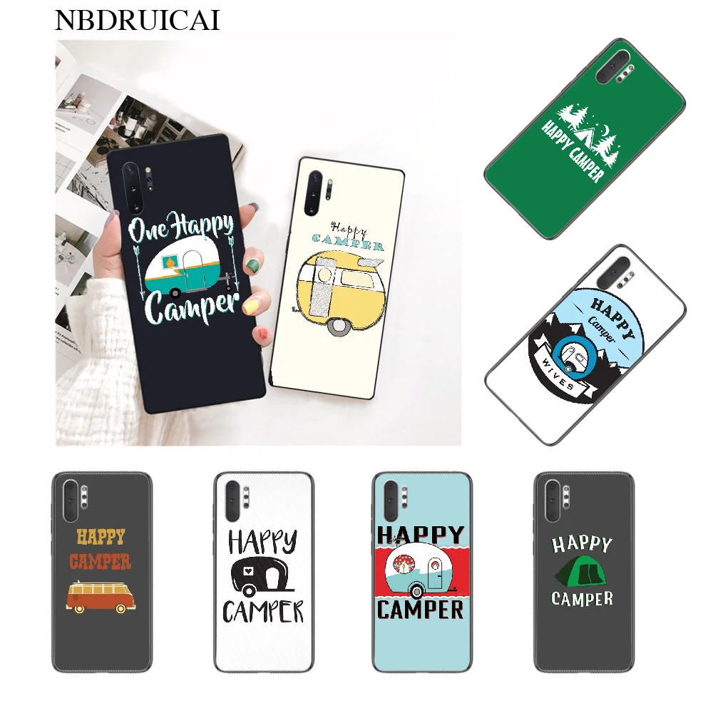 NBDRUICAI счастливый дом черный ТПУ мягкий чехол для телефона Samsung Note 3 4 5 7 8 9 10 pro M10 20 30 |