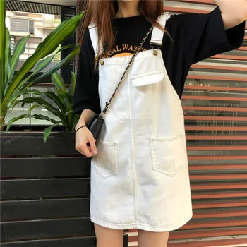 

Dress Women Simple Elegant Daily Solid Summer Pockets Spaghetti Strap Womens Sleeveless Straight High Waist Above Knee Casual