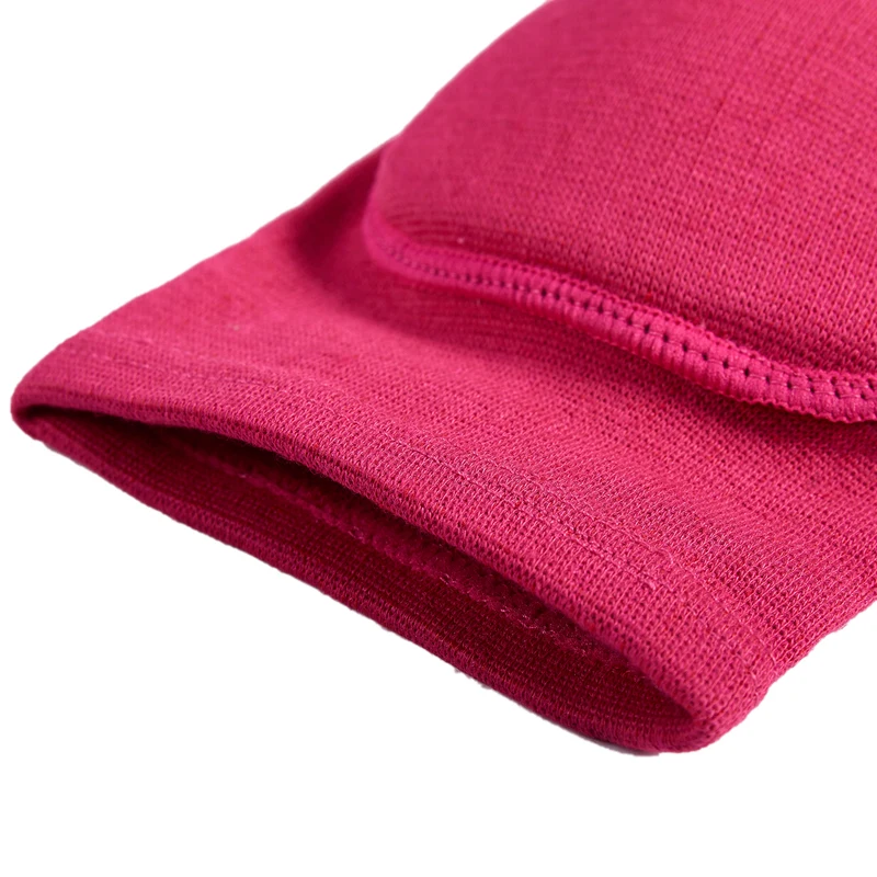 Ordinary Sponge Football Dance Kneepad Thicken Warm Dance Sponge Skid Volleyball Men and Women Roller Kneepads Rose Red