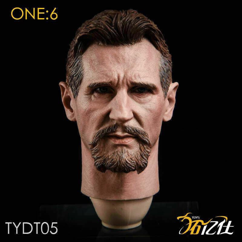Новинка 1/6 TYDT05 Лиам нисон Ra's al Ghul голова скульптура Fit 1" мужские игрушки-части тела