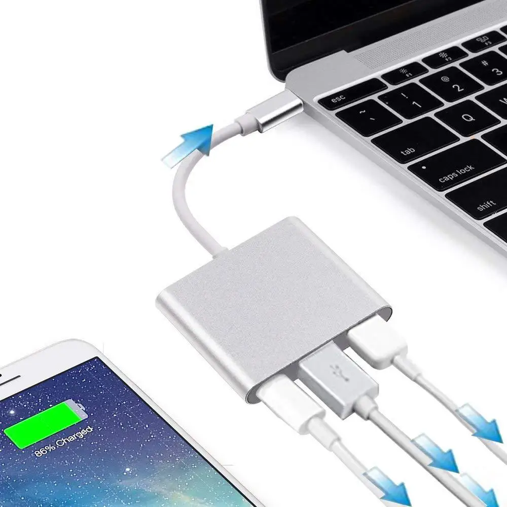 Bundwin 4K Type C к HDMI USB 3 0 с адаптером PD для зарядки 1 адаптер концентратора Mac Air Pro Huawei