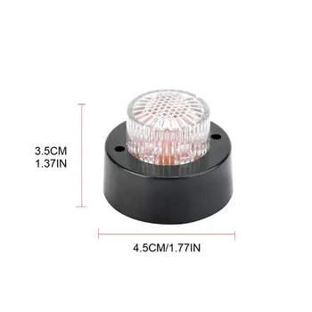 

5Pcs Truck Round Side Marker 10-30V Lights 5 LEDs Cylindrical Edge Lights Round