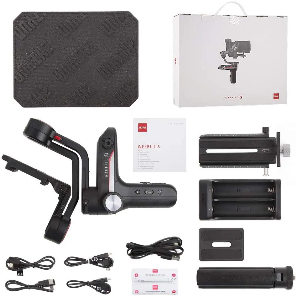 Zhiyun Weebill S Zhiyun Weebill S, лаборатории карданный 3-осевой Стабилизатор Для беззеркальных и цифровых зеркальных камер, таких как sony A7M3 Nikon D850 Z7, 300% улучшенный двигатель - Цвет: Zhiyun Weebill S
