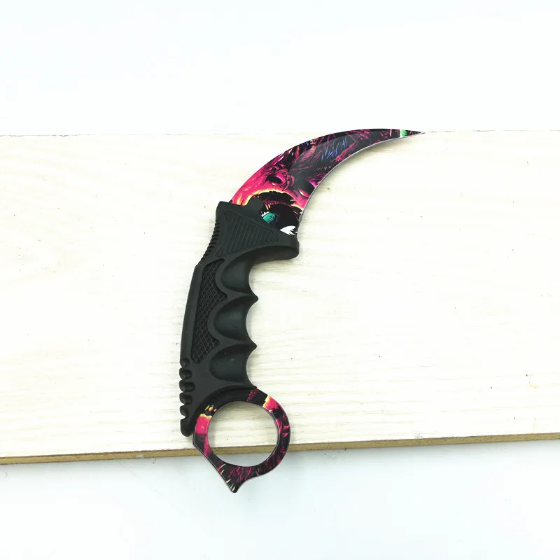 HS инструменты CS GO Counter Strike claw Karambit нож для шеи с ножом Tiger Tooth настоящий игровой