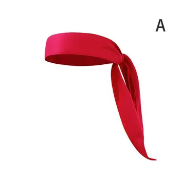 

Cotton Tie Back Headbands Stretch Sports Sweatbands Men Band Wicking Hair Bandanas Women Supplies Workout Running Moisture E8J1