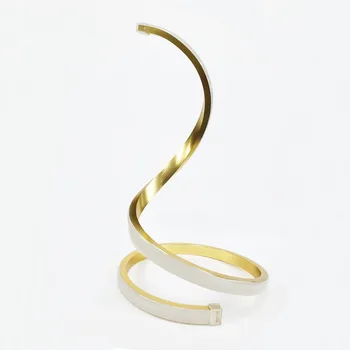 

Modern LED Eye Protective Spiral Table Lamp Socket Touch Bedroom Bedside Desk Night Light