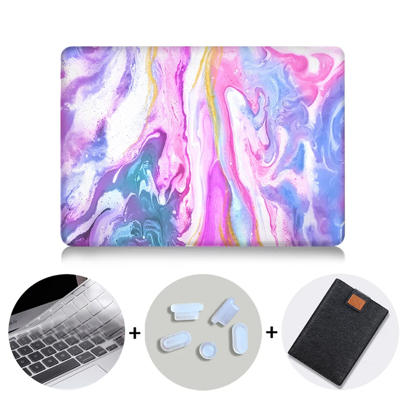 MB05 MTT чехол для ноутбука Macbook Air 13 Чехол под мрамор для Mac book Air Pro retina 11 12 13 15 дюймов Сенсорная панель сумка для ноутбука - Цвет: MB05