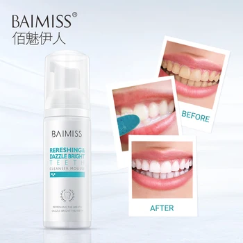 

BAIMISS Teeth Cleaning Mousse Tooth Whitening Foam Bubble Toothpaste Oral Hygiene Stains Spots Remover Teeth Cleaner Dental Tool
