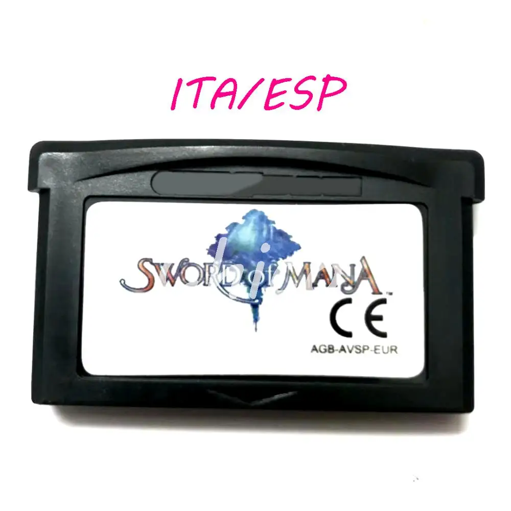 

Sword Of Mana ITA ESP Language Video Game Memory Cartridge Card for 32 Bit Console Accessories EU