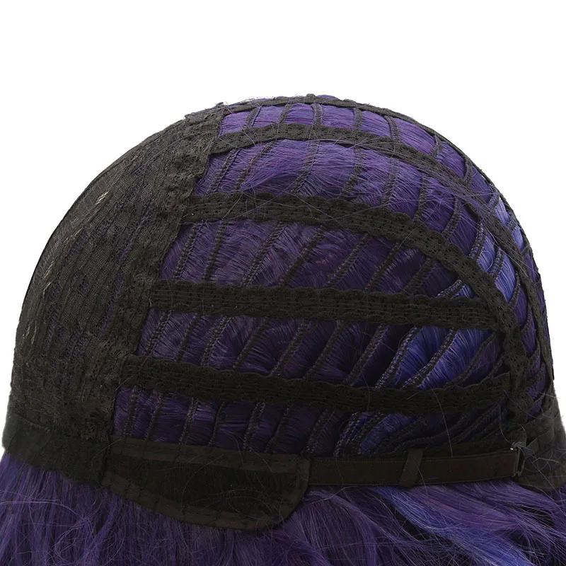 Synthetic Hair Raiden Shogun Wig Genshin Impact Baal Cosplay Wig 100cm Graident Purple Braided Heat Resistant Wig