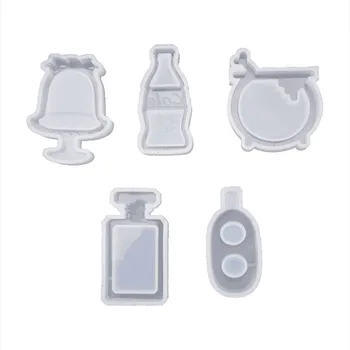 

New Crystal Epoxy Quicksand Silicone Mold DIY Coke Ice Cream Drink Bottle Ornament Decoration Jewelry Pendant Making