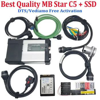 

Full Chip MB STAR C5 MB SD Connect C5 Wifi Function Star C5 Diagnostic Scan Tool with V2019.12 SSD SD C5 Software