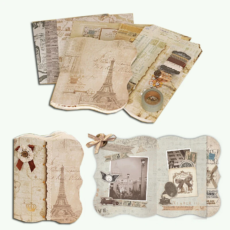 Vintage Fotoalbum Scrapbook Kit Diy Compleet Scrapbook Kit Gift