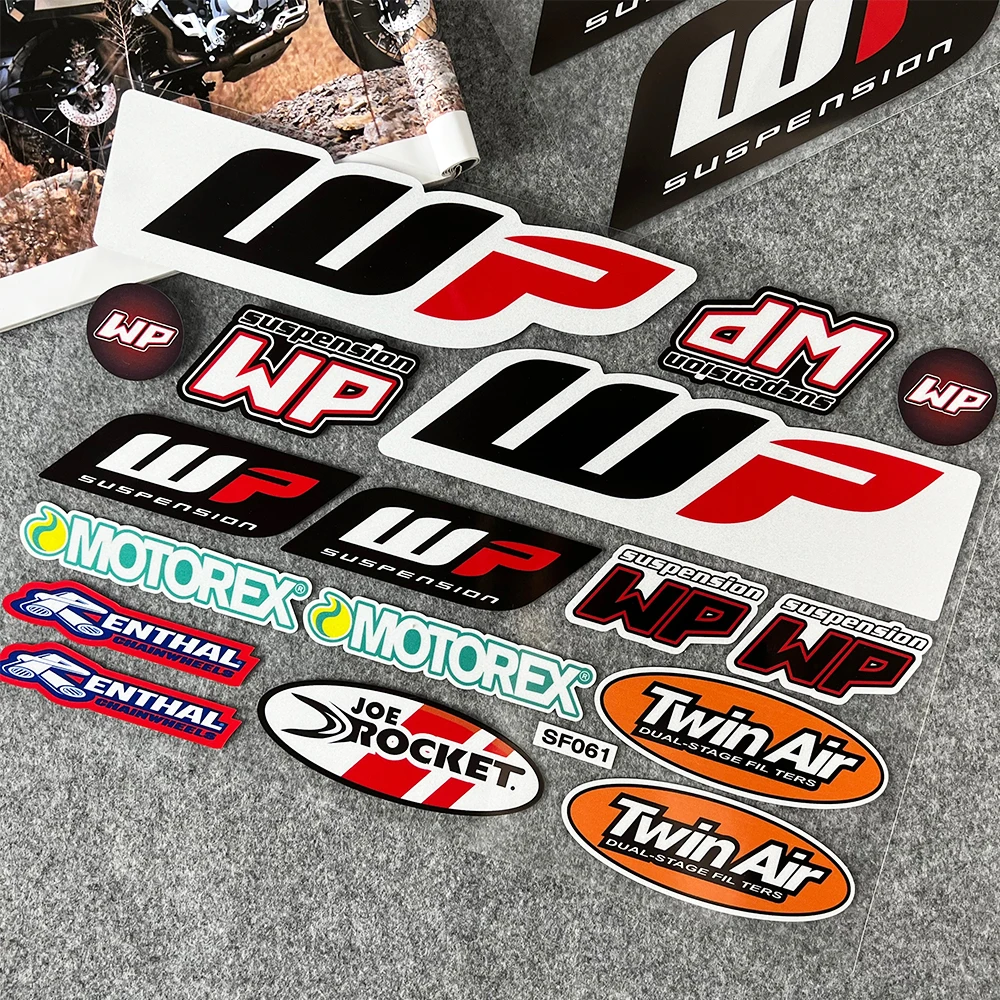 For WP KTM Fork Stickers Motorcycle Accessories Suspension Waterproof