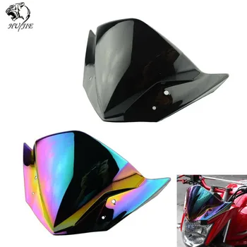 

Motorcycle Windshield WindScreen Screen For 2014 2015 2016 2017 2018 Yamaha FZ16 Fi V2.0 FZ 16 FZ-S FZS S 150 Black Iridium
