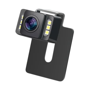 

170 Degree Car License Plate Rear View Reverse Backup Vehicle Dynamic Track Camera License Plate Night Vision