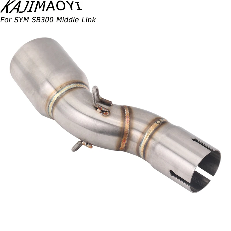 KAJIMAOYI мотоцикл выхлопной средней трубы Соединительный глушитель для SYM SB300 SB 300CR