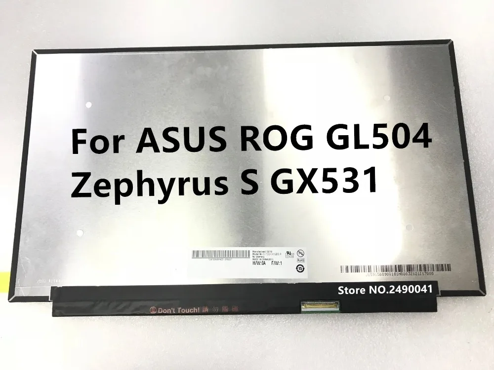 15," ЖК-дисплей 144 Гц для ASUS ROG GL504 Zephyrus S GX531 B156HAN08 1920*1080